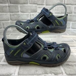 Merrell Hydro Sandal Unisex Kids Size 5 Navy Blue